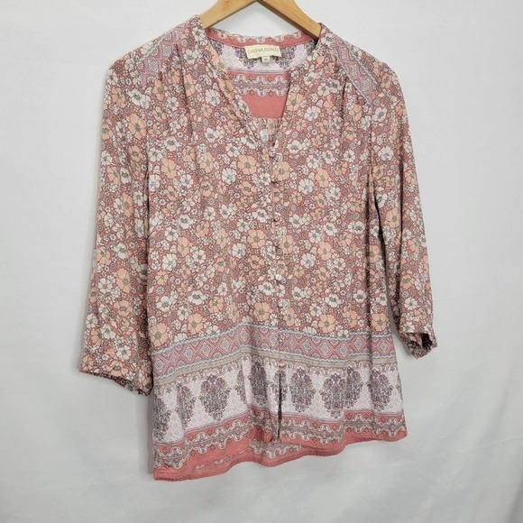 Cynthia Rowley Floral Button Up Blouse - Picture 6 of 12